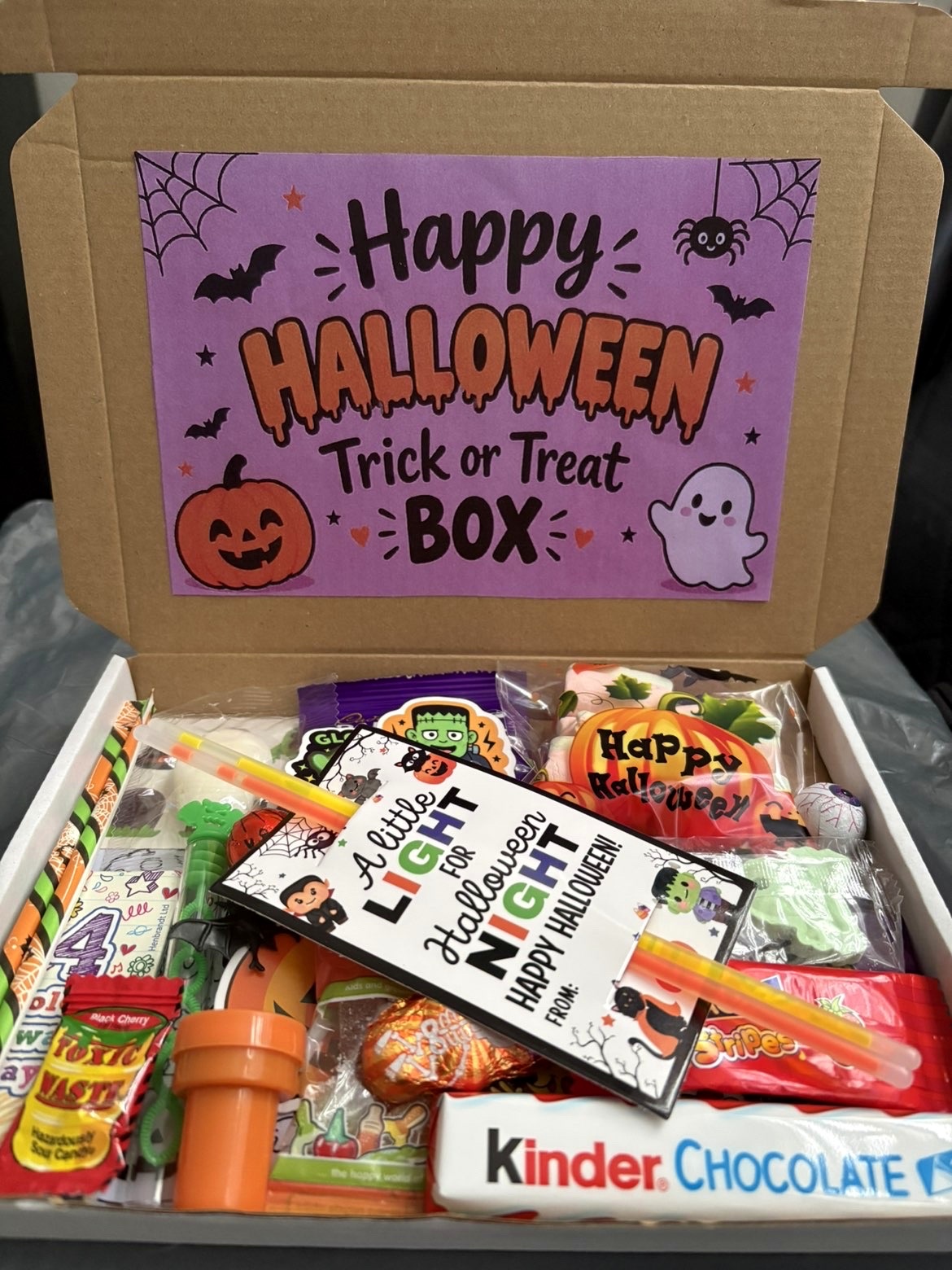 Kids Halloween Trick or Treat box